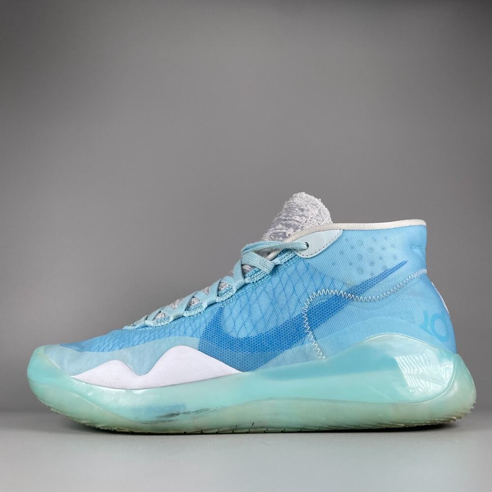 Nike KD 12 Men's Size 10.5 Blue Gaze High Top Basketball Sneakers Athletic Shoes